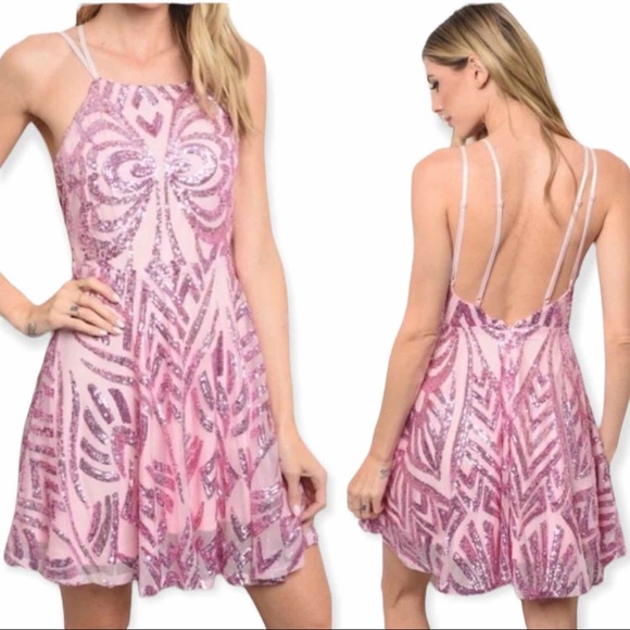 🎉NWT🎉GORGEOUS SEQUIN PARTY DRESS - Picture 1 of 5